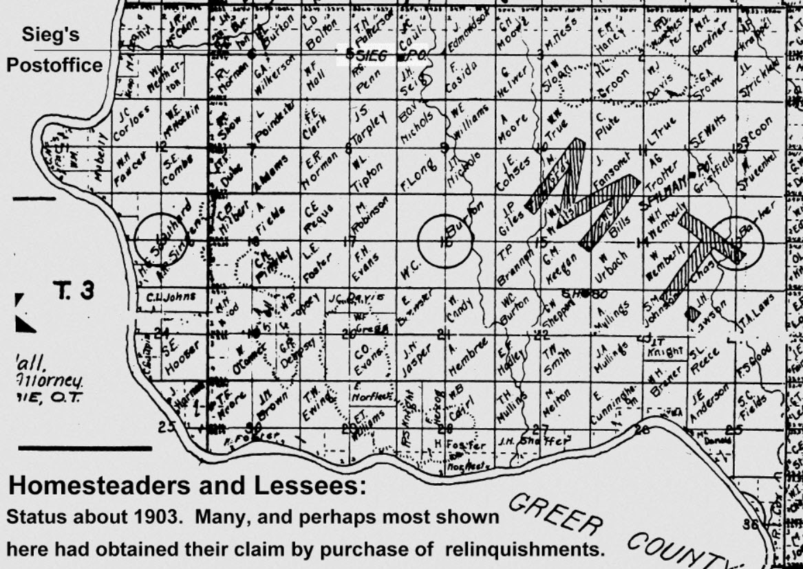 Homesteaders Leases 1903